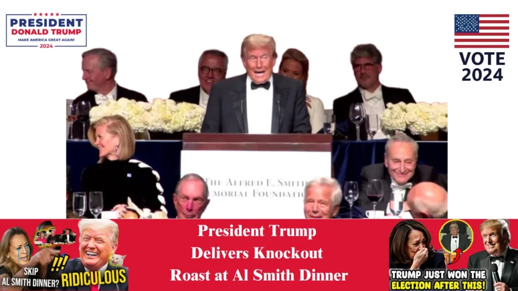 President Trump at Al Smith Dinner