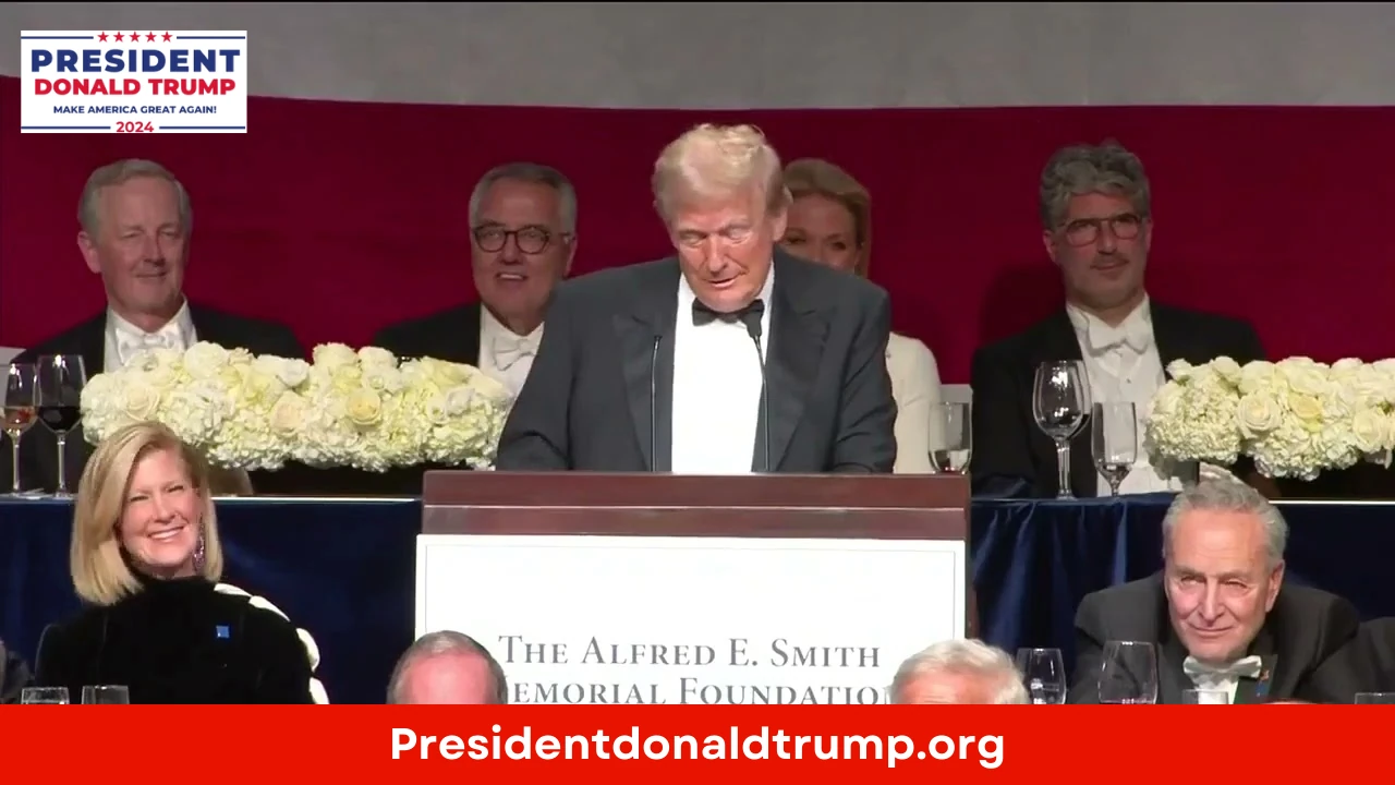 Trump at Al Smith Dinner