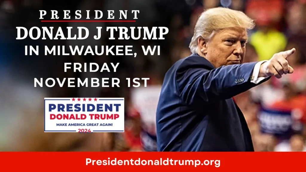 President Trump in Milwaukee, WI